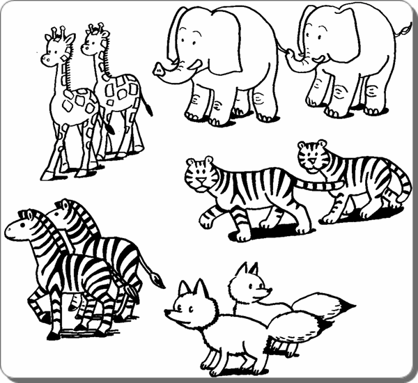 Ausmalbilder zum Ausdrucken: Ausmalbilder Tiere