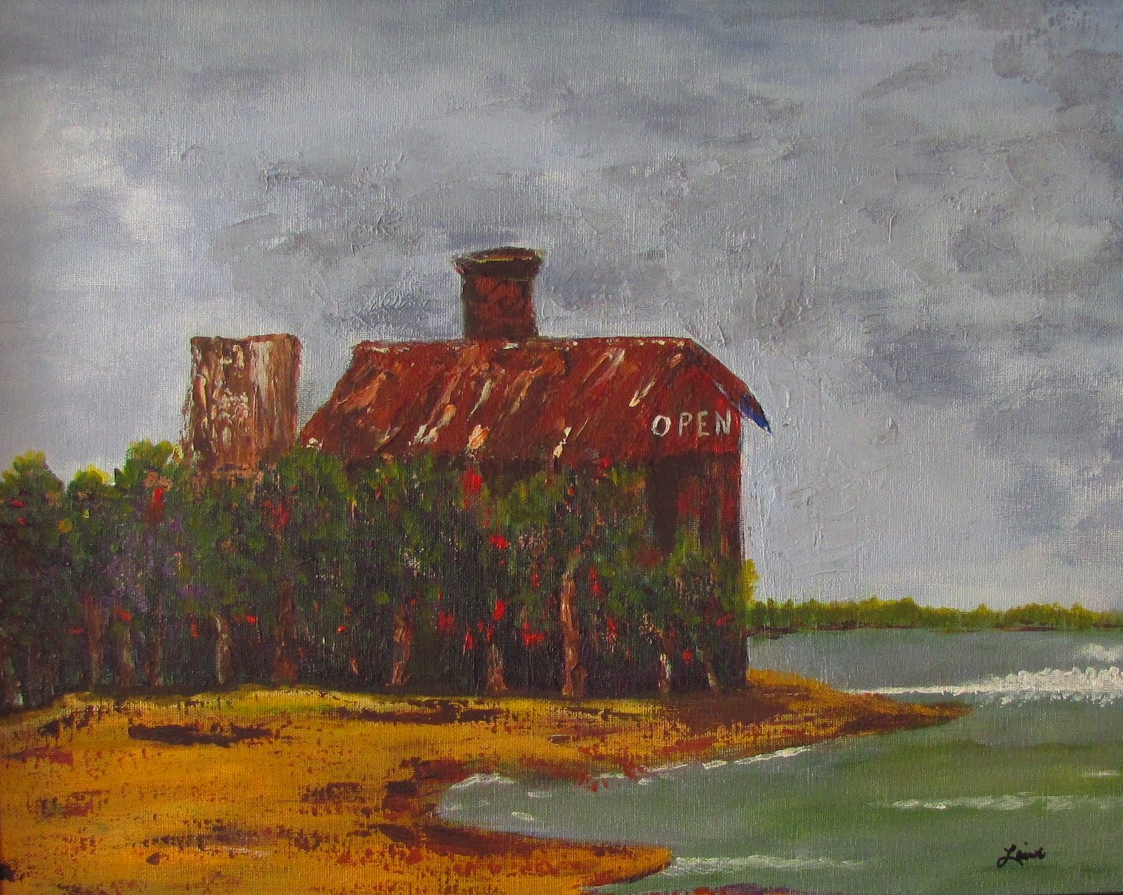 Laine's Riverside Art Paintings for Papa Boudreaux's in Franklin, TN