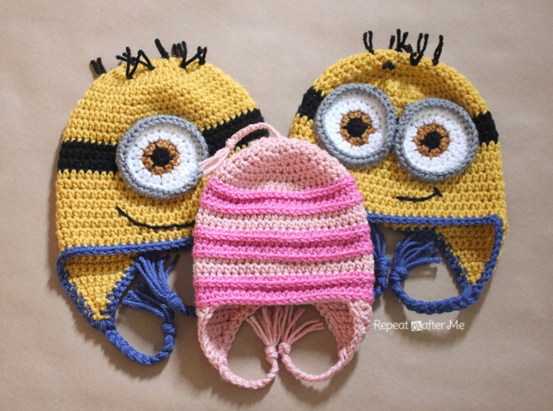 Alfa img - Showing > Pink Minion Crochet Hat