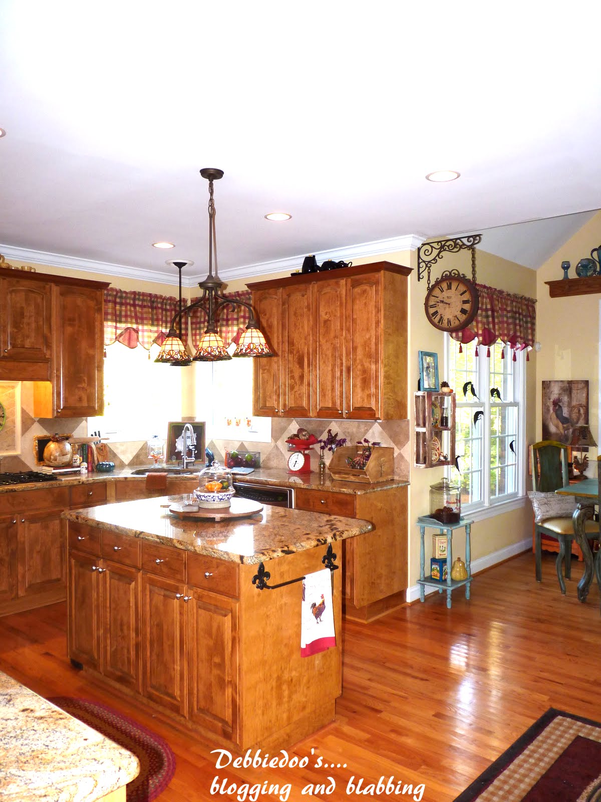 Debbiedoo's Country french kitchen tour... { decorating with mason jars}!