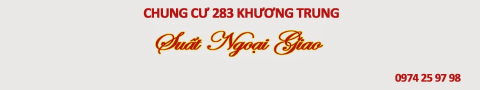 Chung cư 238 Khương trung tòa B suất ngoại giao