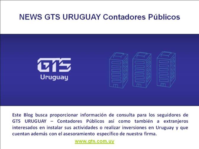 News GTS URUGUAY Contadores Públicos