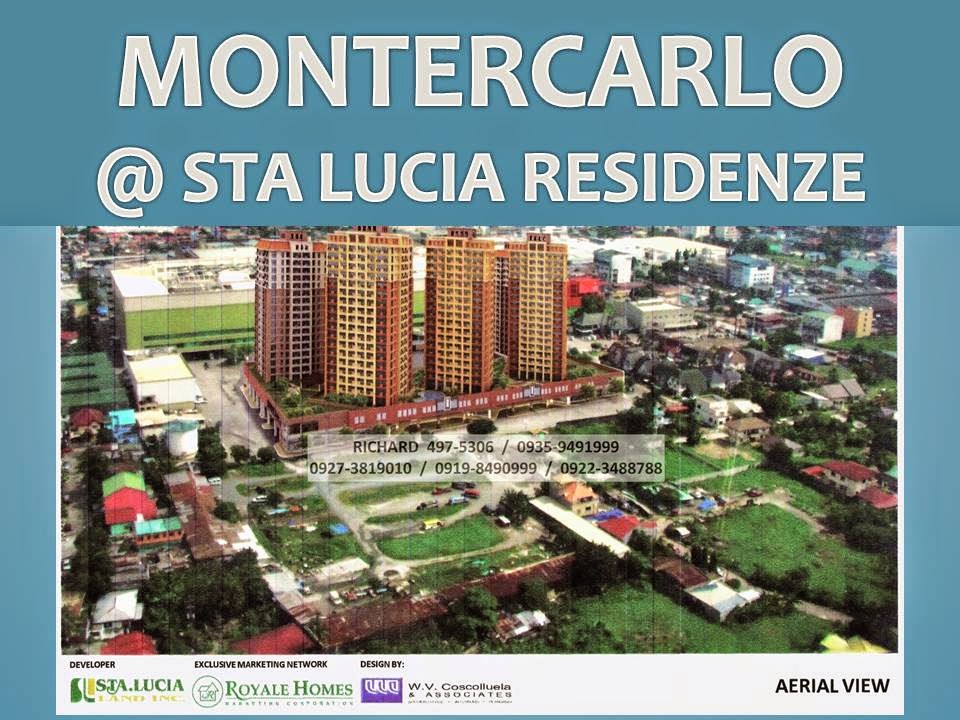 MONTECARLO CONDO Sta Lucia Mall = Php 2,227,680