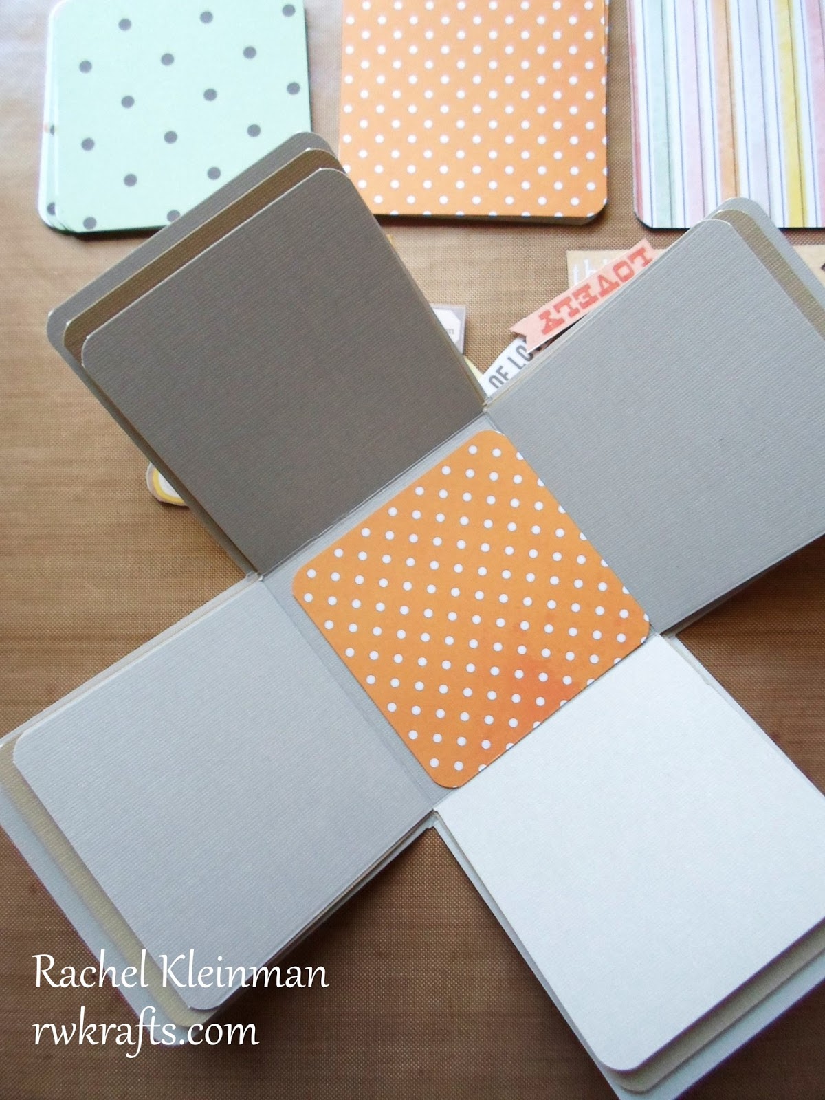RWKrafts How To Tuesday Make an Exploding Scrapbook Box