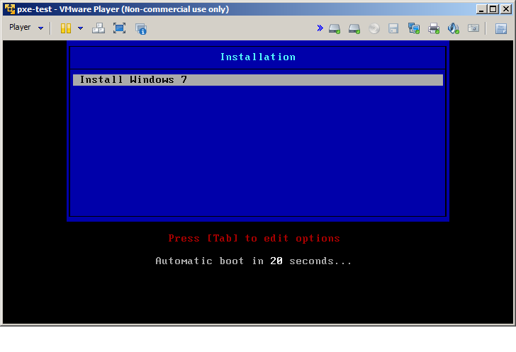 Install Windows 7 From Pxe