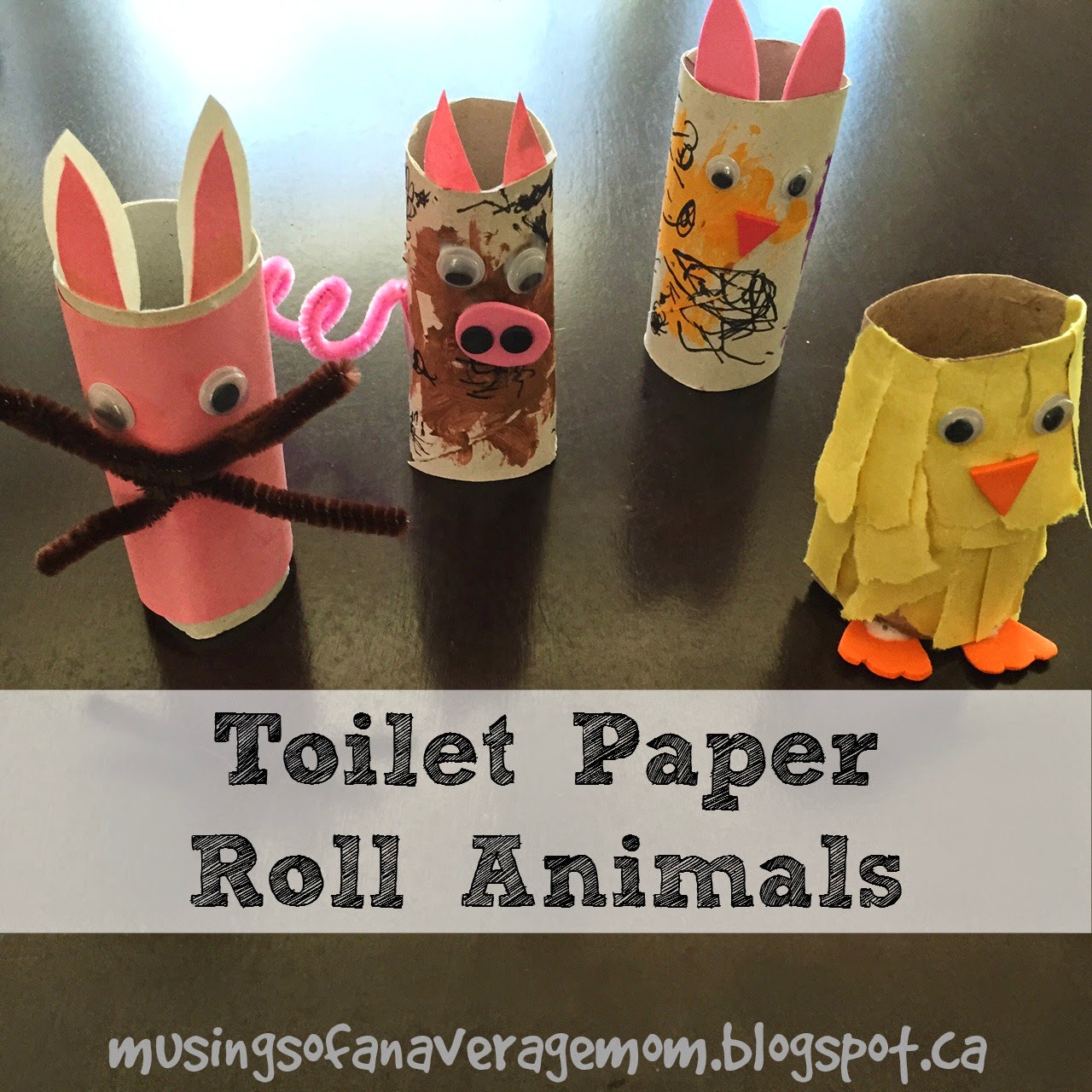 Musings of an Average Mom: Toilet Paper Roll Animals