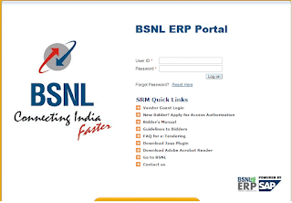 BSNL ERP Portal