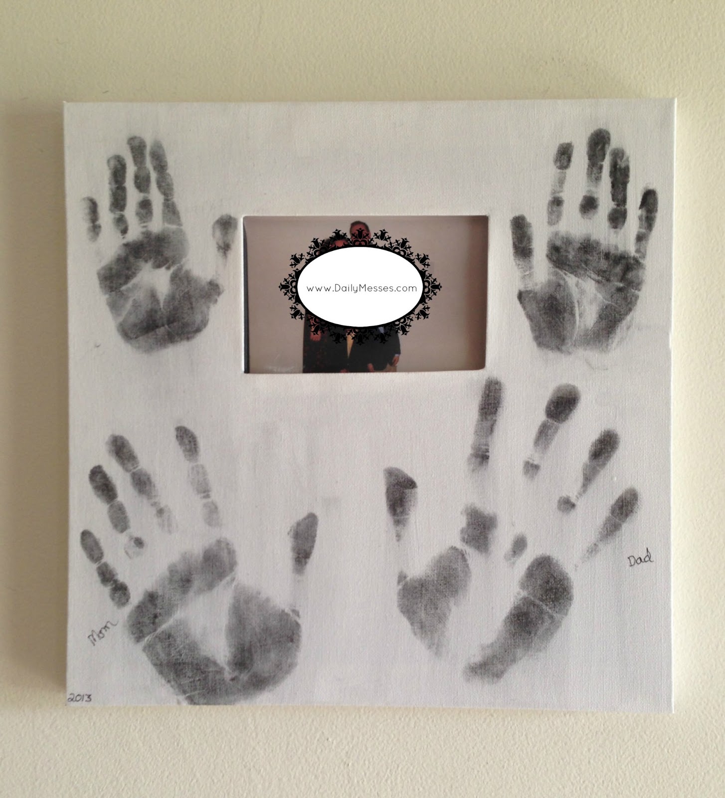 Daily Messes Hand Me A Frame For Mom, Please! (A Mother's Day Craft