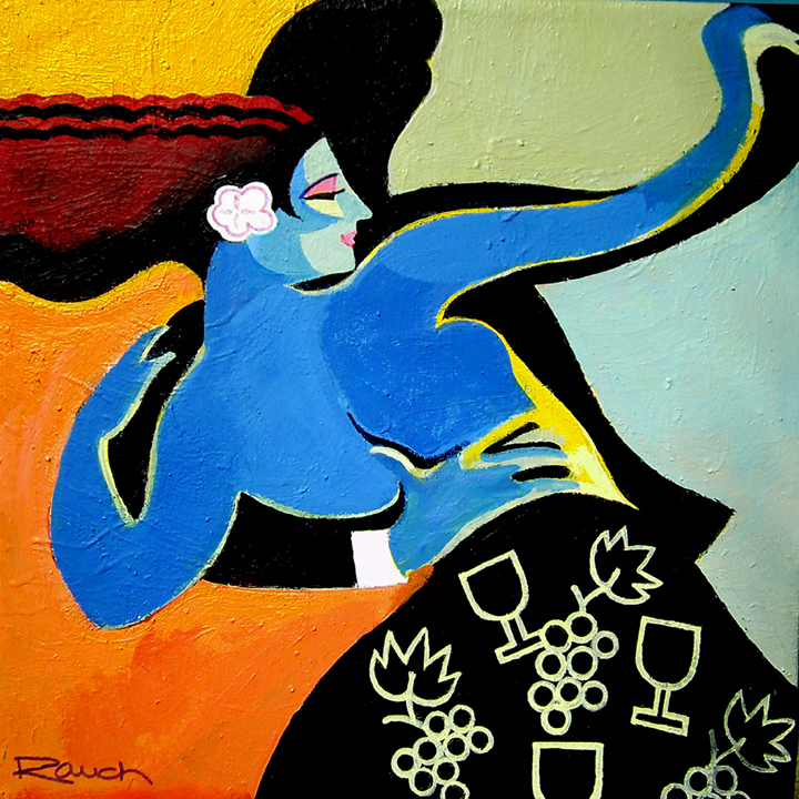 Alan Rauch Paintings Tango Couple Dancing Oil By Alan Rauch