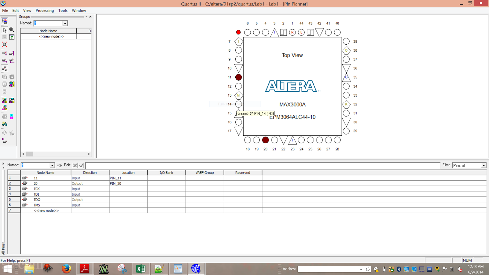 Lab three Part A ( Quartus II ) Atmel Xmega Summer Adventure