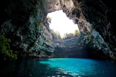 Melissani Lake, cave