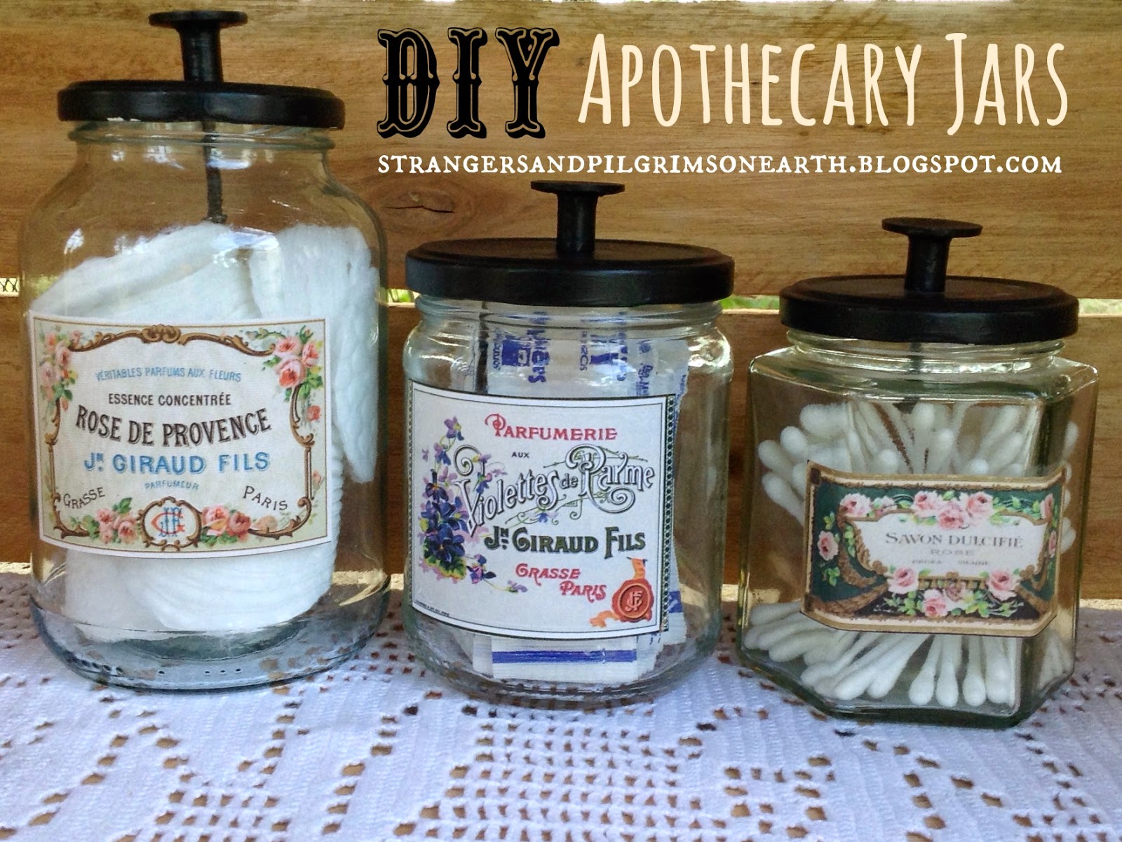 DIY Herbs and Spices Apothecary Jars - Dreams Factory