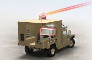Laser Raytheon pada HMMWV