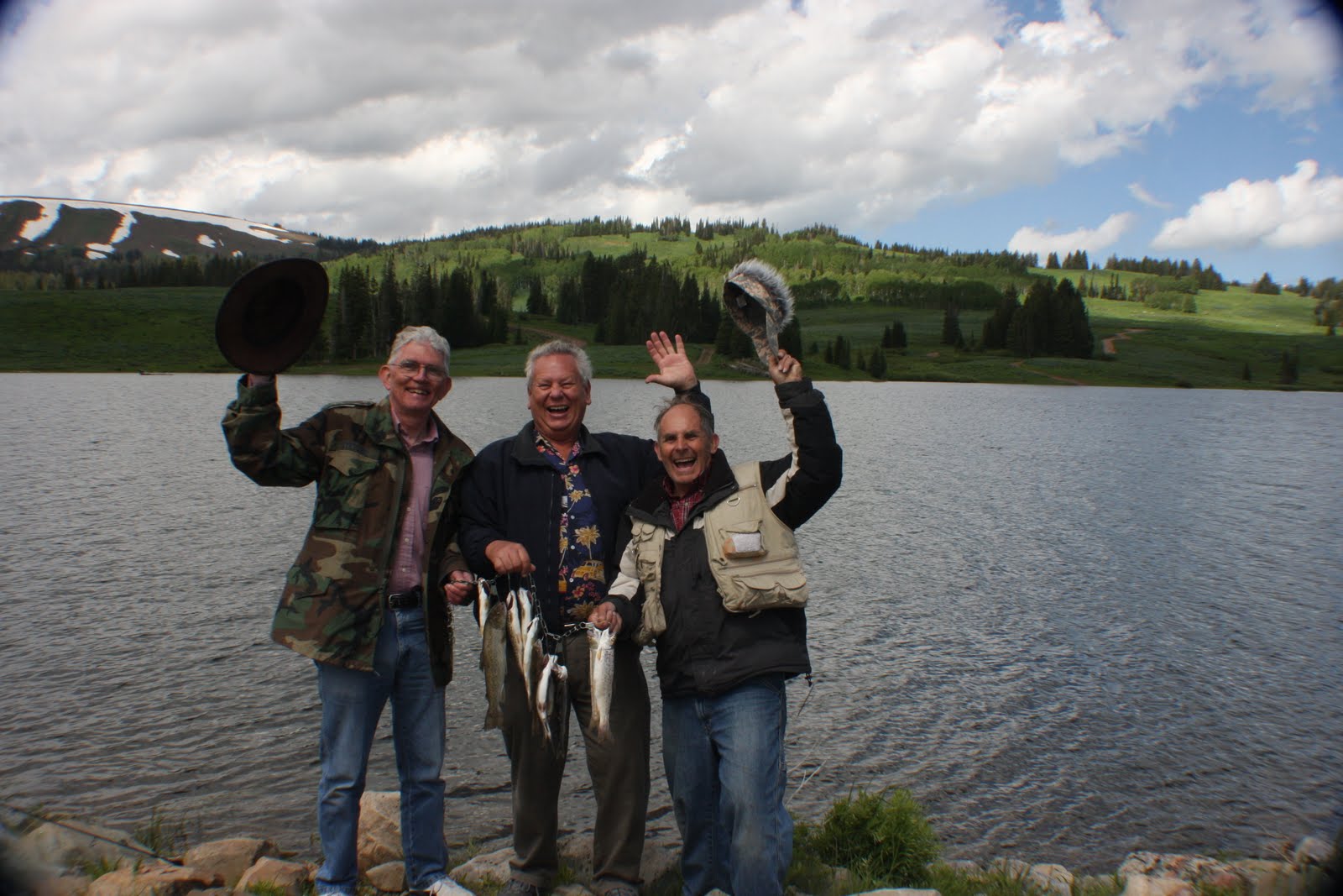 Rich Ideas Fishing at Whitney Lake in the Uinta Mountains