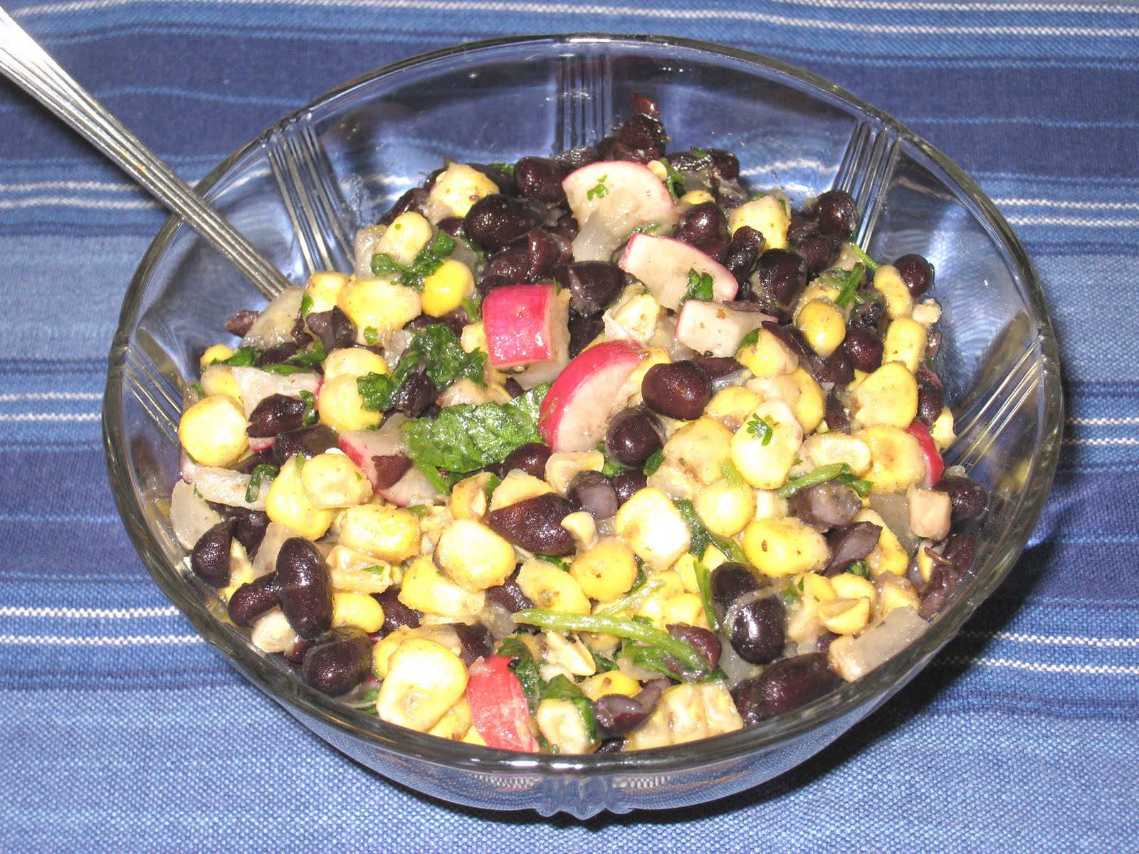Cooking without a Net Black Bean, Corn and Radish Salad