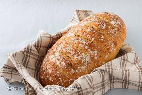 免揉香草麥包 No-Knead Herb Wheat Bread03