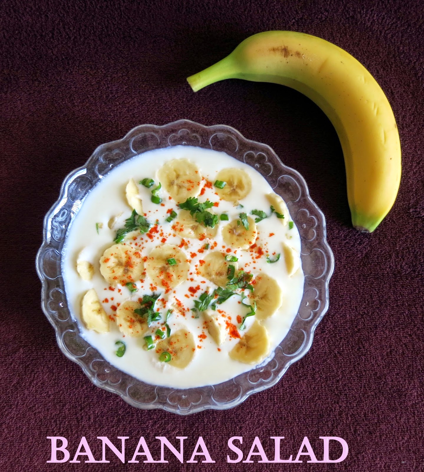 Simply Delicious Banana Salad(Spicy Banana Salad)