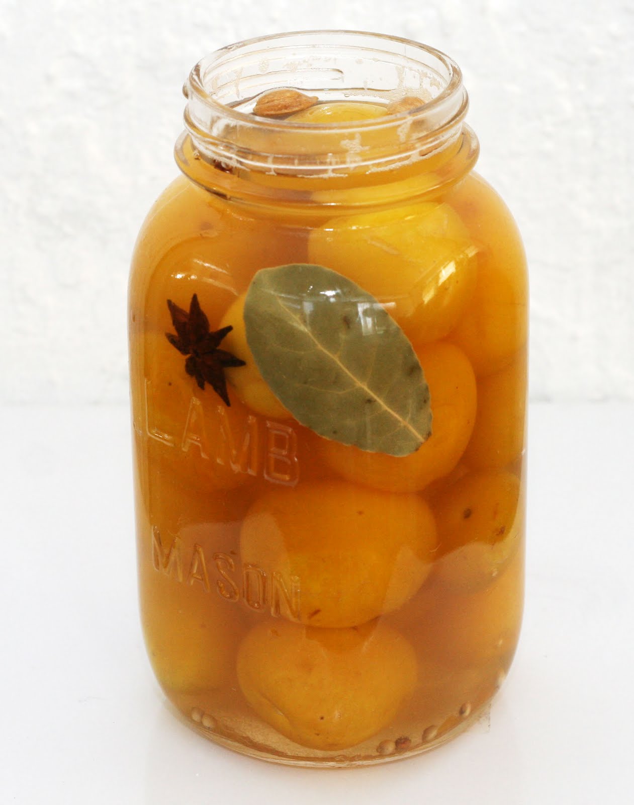 Spice Pickled Mirabelle Plums Coconut & Lime