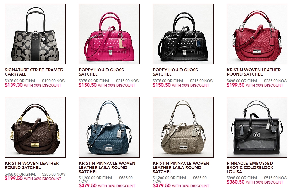 Jan 27, 2013. COACH READY STOCK CLEARANCE. Coach Factory Online 48 hours sale starts again.. The sales event happens on 48 hours basis.