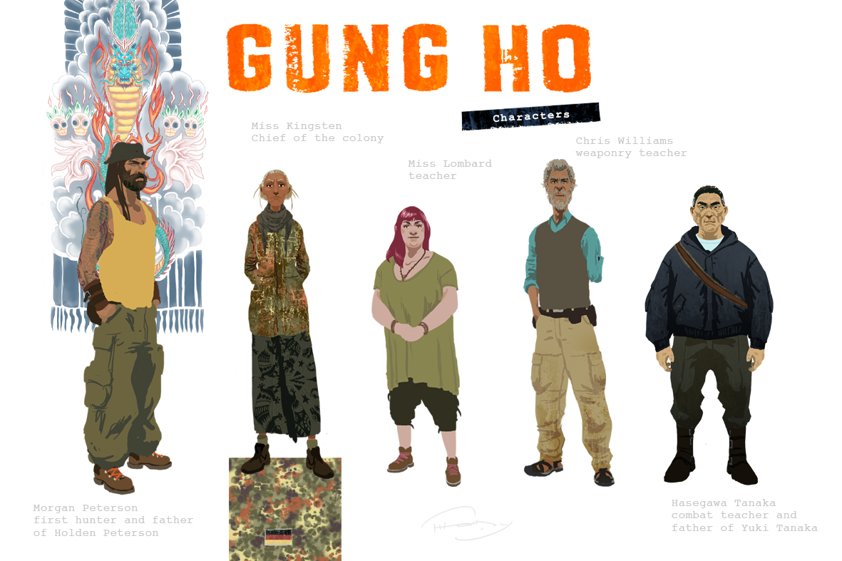 gunghoblog Gung Ho the main characters