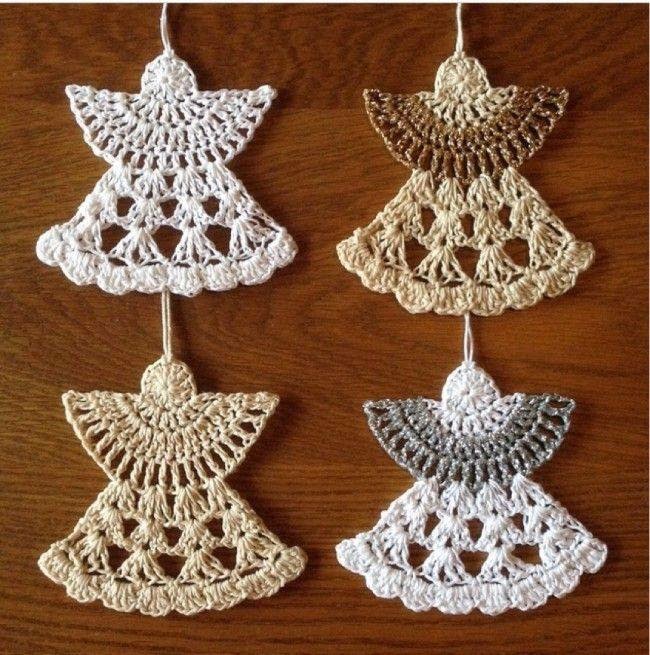 Figuras navideñas tejidas a crochet - Imagui