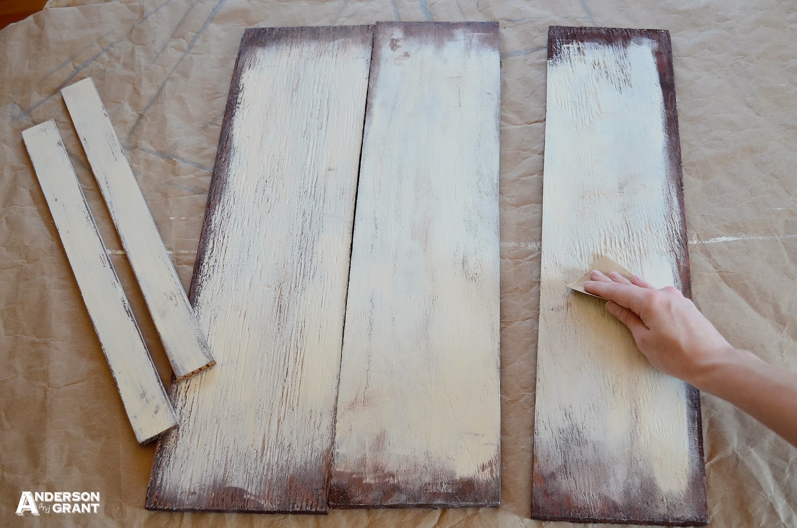 DIY Turkey Painting on a Board anderson + grant