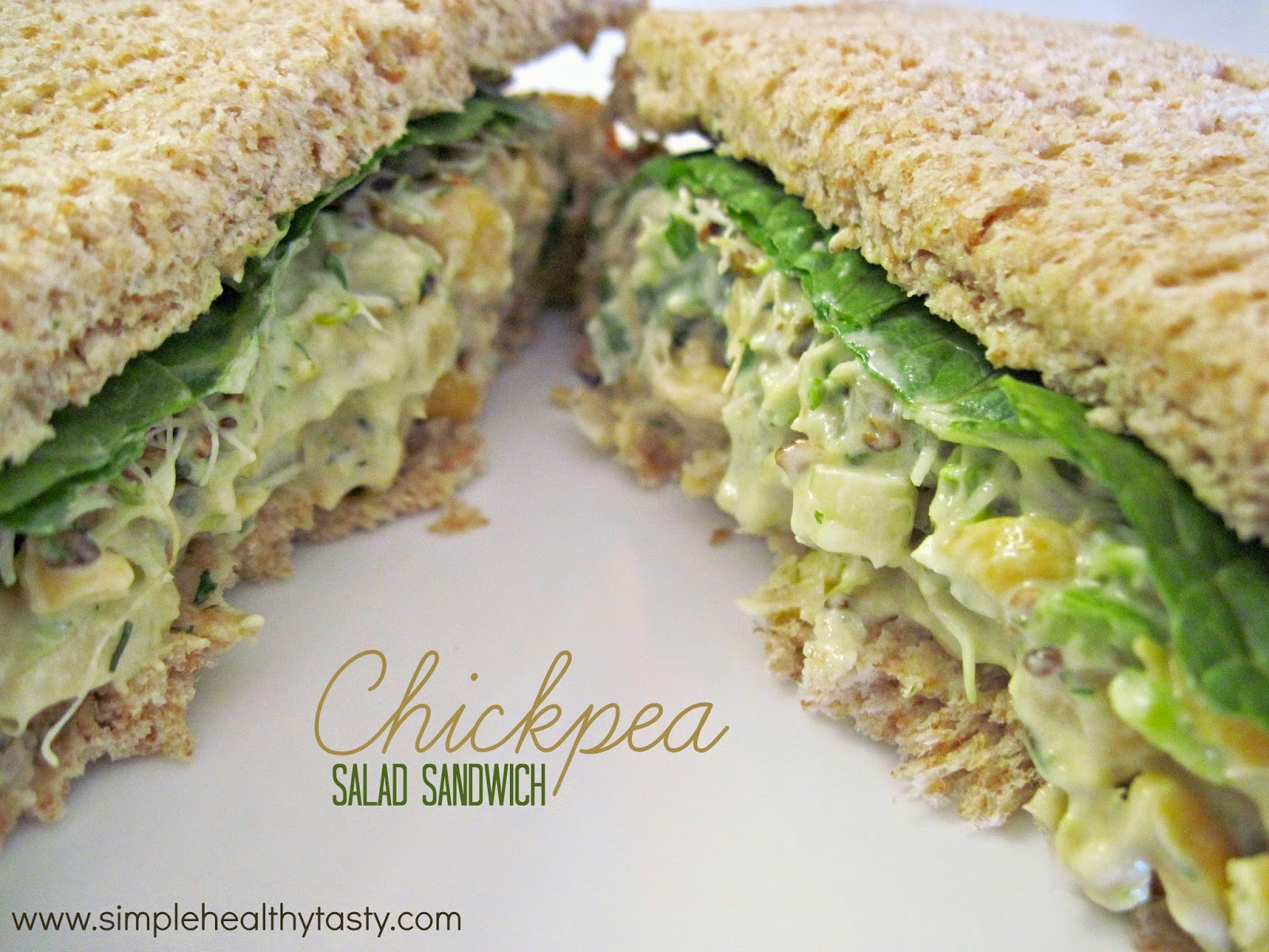 Simple. Healthy. Tasty Chickpea Salad Sandwich