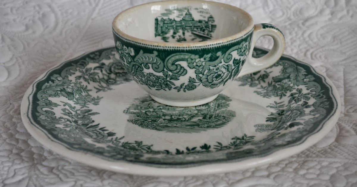 Rebecca's Designs Green/White Toile Quilt For DIL