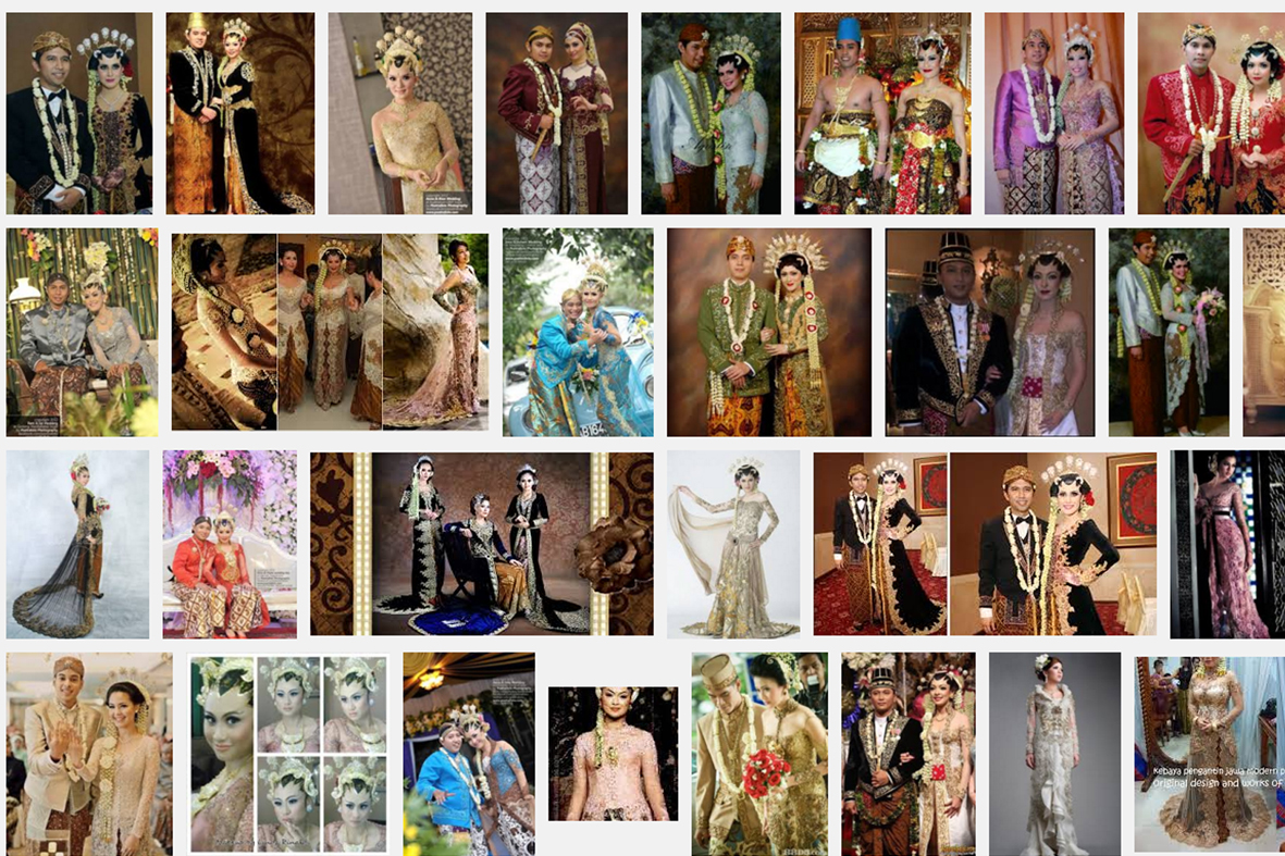 kebaya jawa pengantin