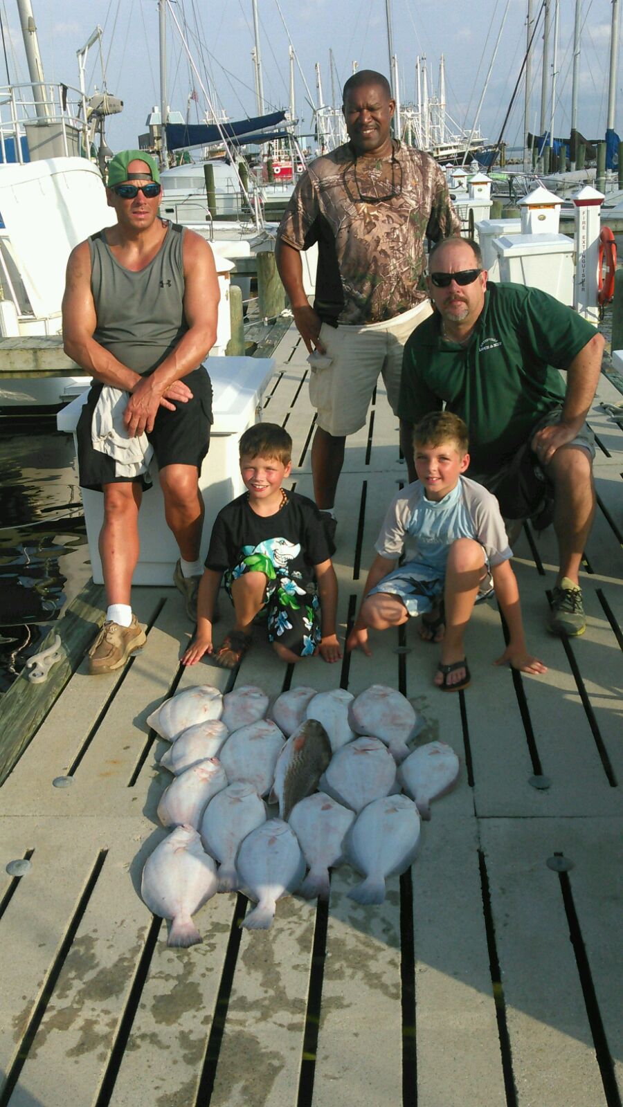 DEGS Fishing Report flounder fishing with Capt. Greg