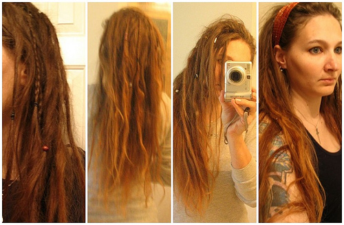 brown dreadlocks