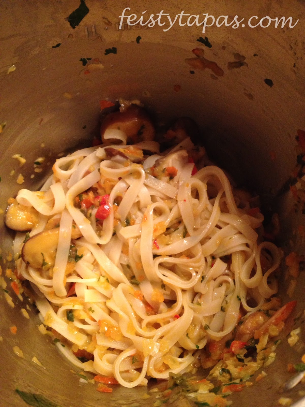 FEISTY TAPAS Thermomix noodle stirfry (recipe)