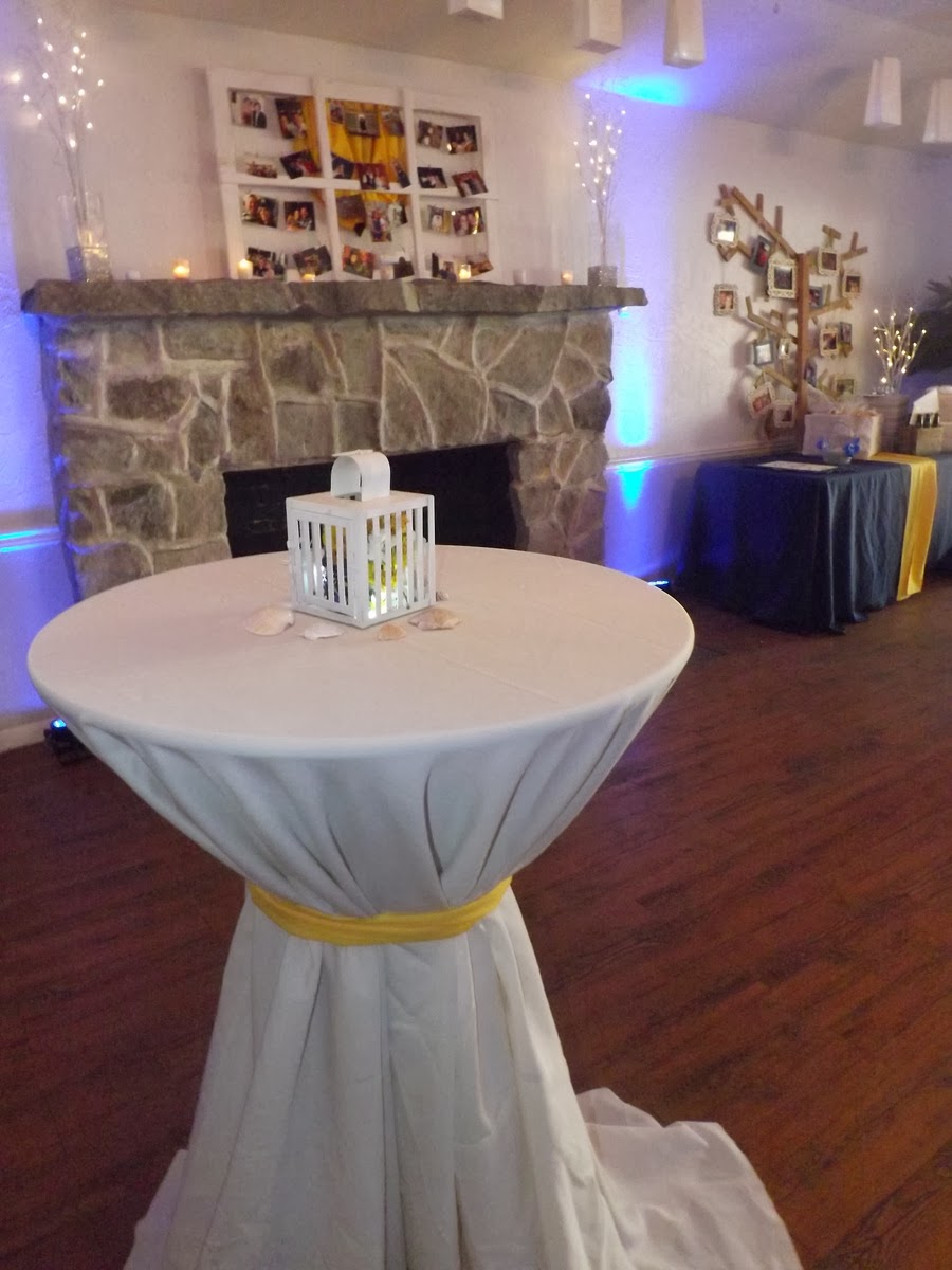 Florida Loves Weddings Nautical Navy and Yellow Brightens the Lions