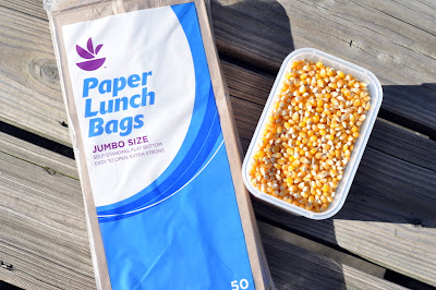 Paper Lunch Bags and Popcorn - Photo by Taste As You Go