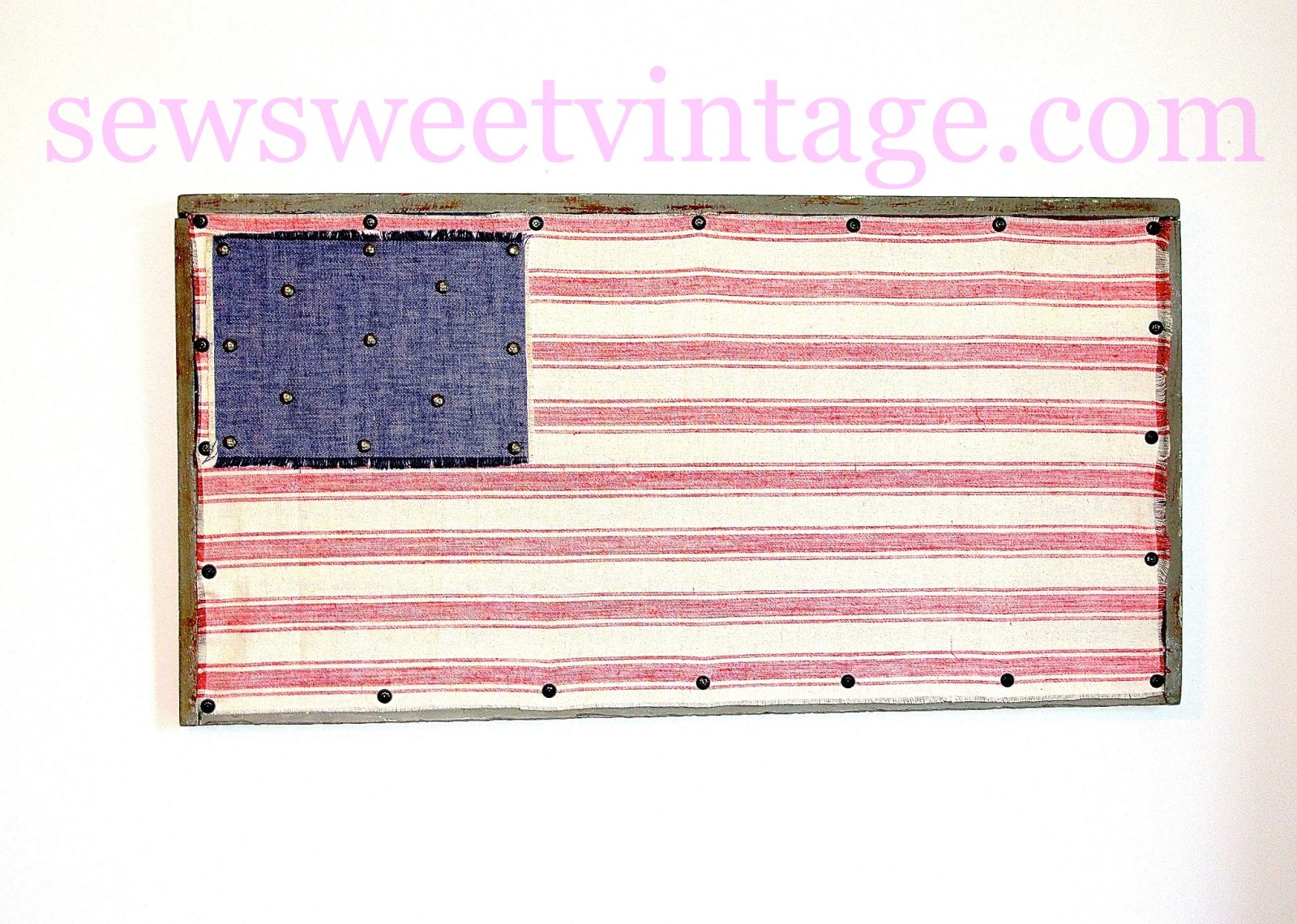 Sew Sweet Vintage DIY American flag
