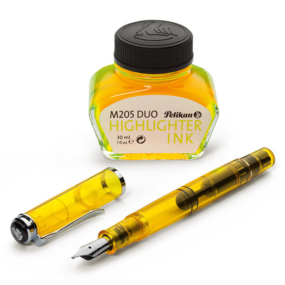 Fresh To Death Son Extra Broad Fountain Pen with Highlighter Ink