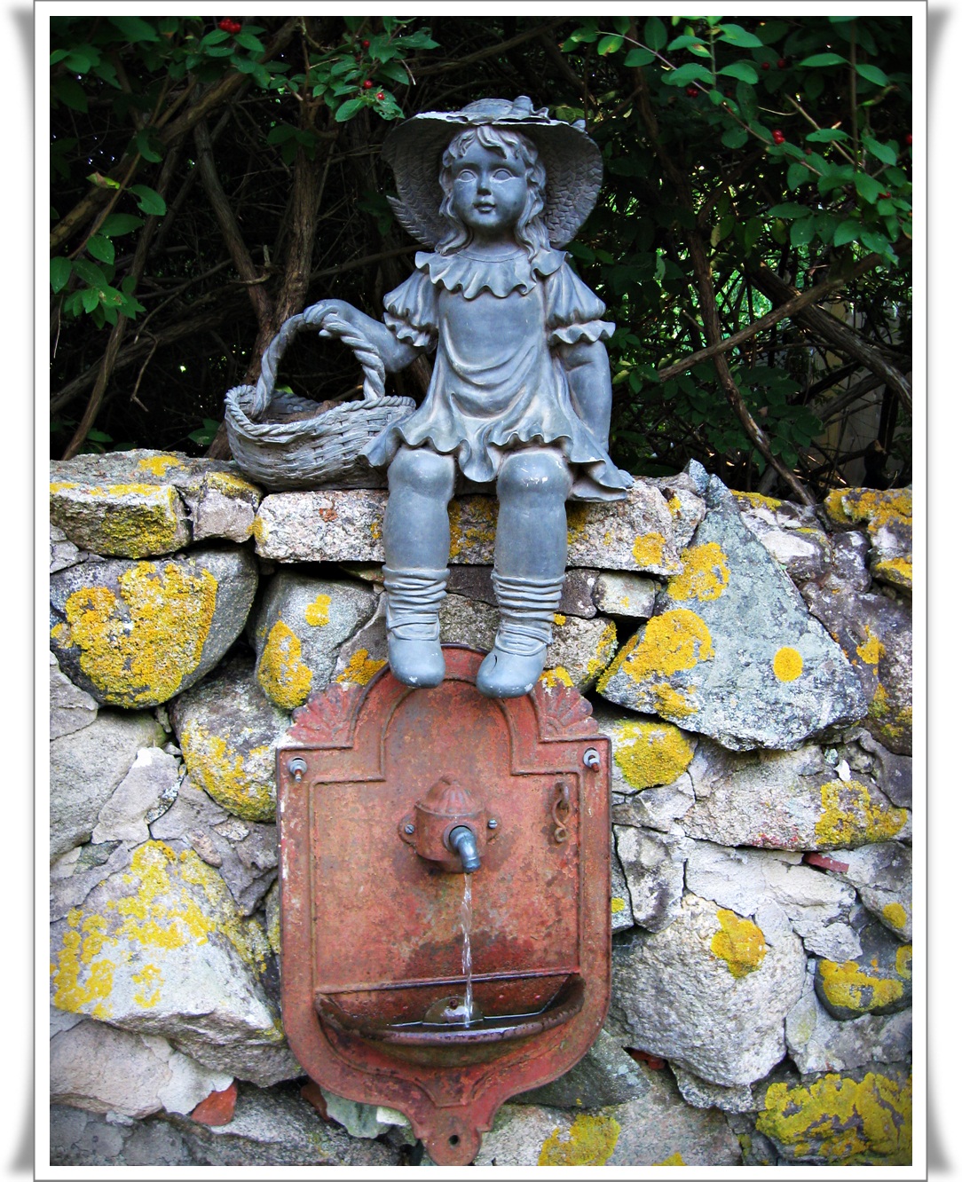 Cape Cod Washashore weathered garden decor