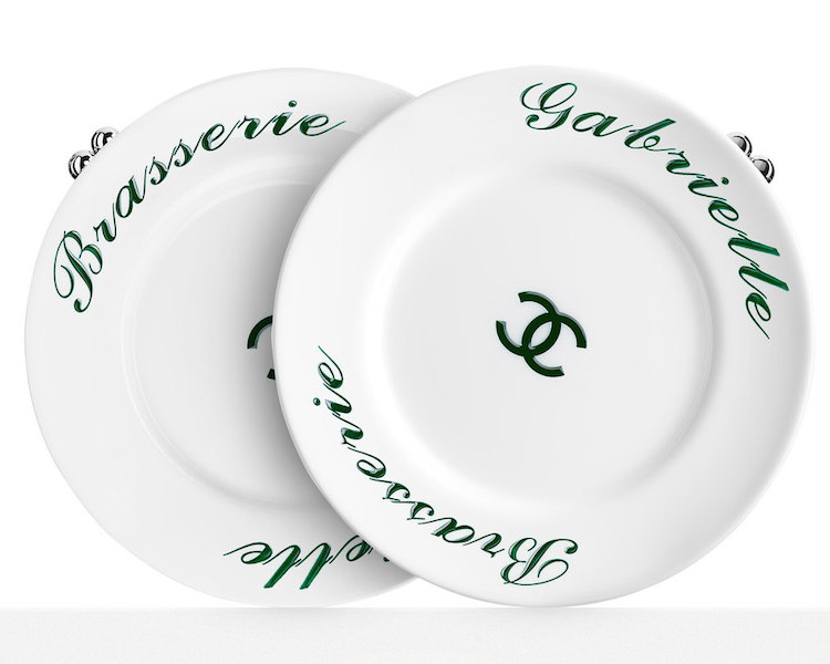 Chanel Fall 2015 Brasserie Gabrielle Plexiglass Plate Minaudière