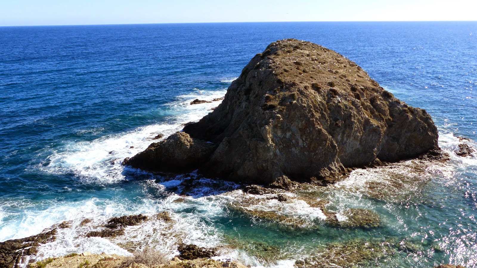 The rocky outcrop at La Isleta