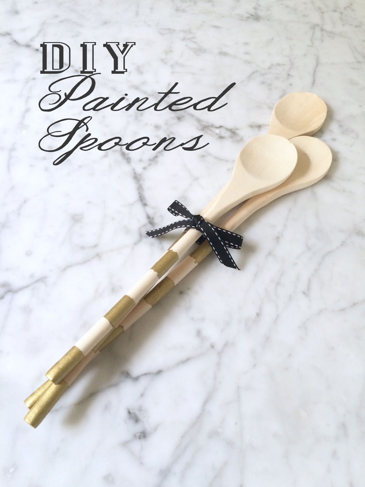 DIY Painted Spoons Hostess Gift Harlow & Thistle Home Design
