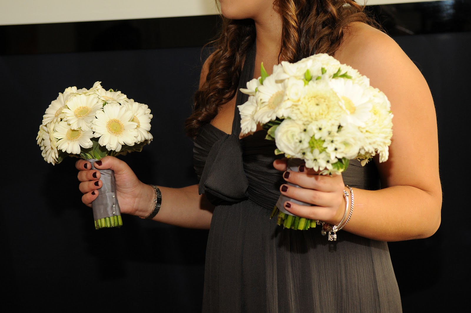 The Flower Magician Red White Trailing Wedding Bouquet