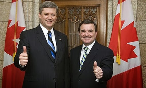 Stephen Harper & Jim Flaherty.