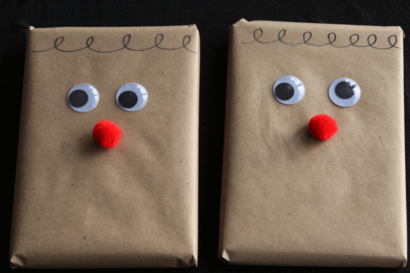 Print & pattern: xmas 2015 10 Stylish ways to wrap Christmas gifts with brown paper - mamas V.I.B