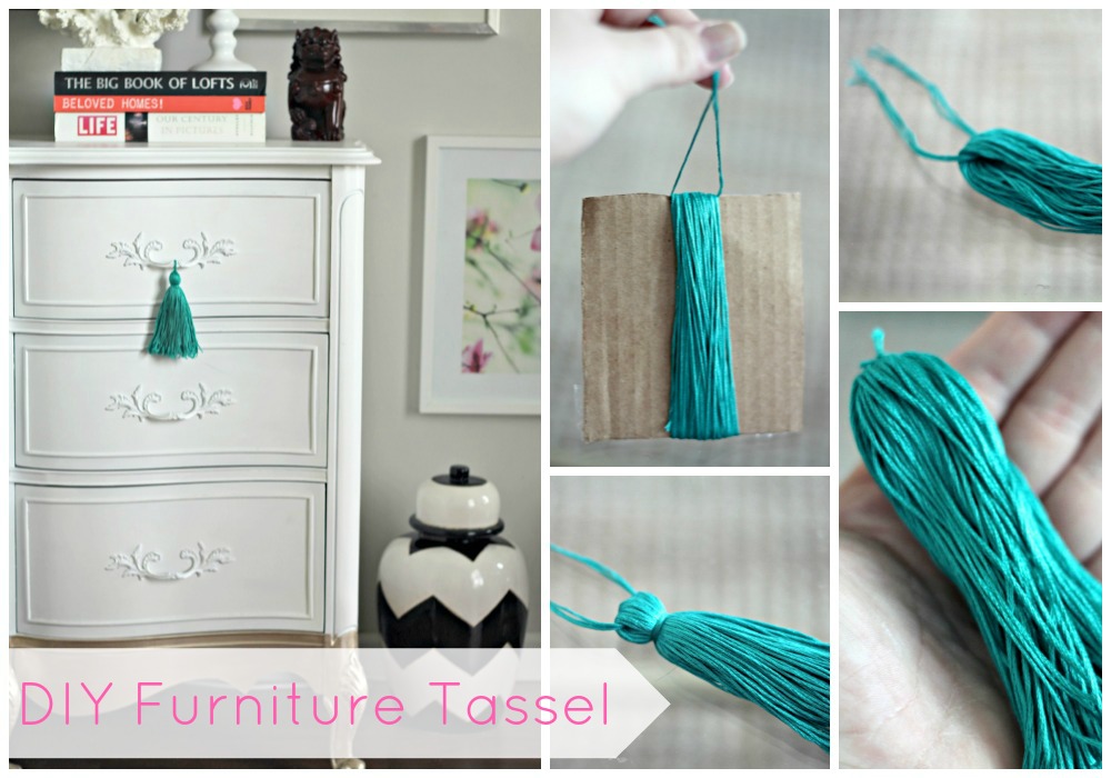 DIY (semifail) Furniture Tassel Shannon Claire
