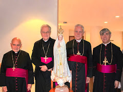 Mons. Tomás de Aquino, Mons. Faure, Mons. Williamson e Mons. Zendejas