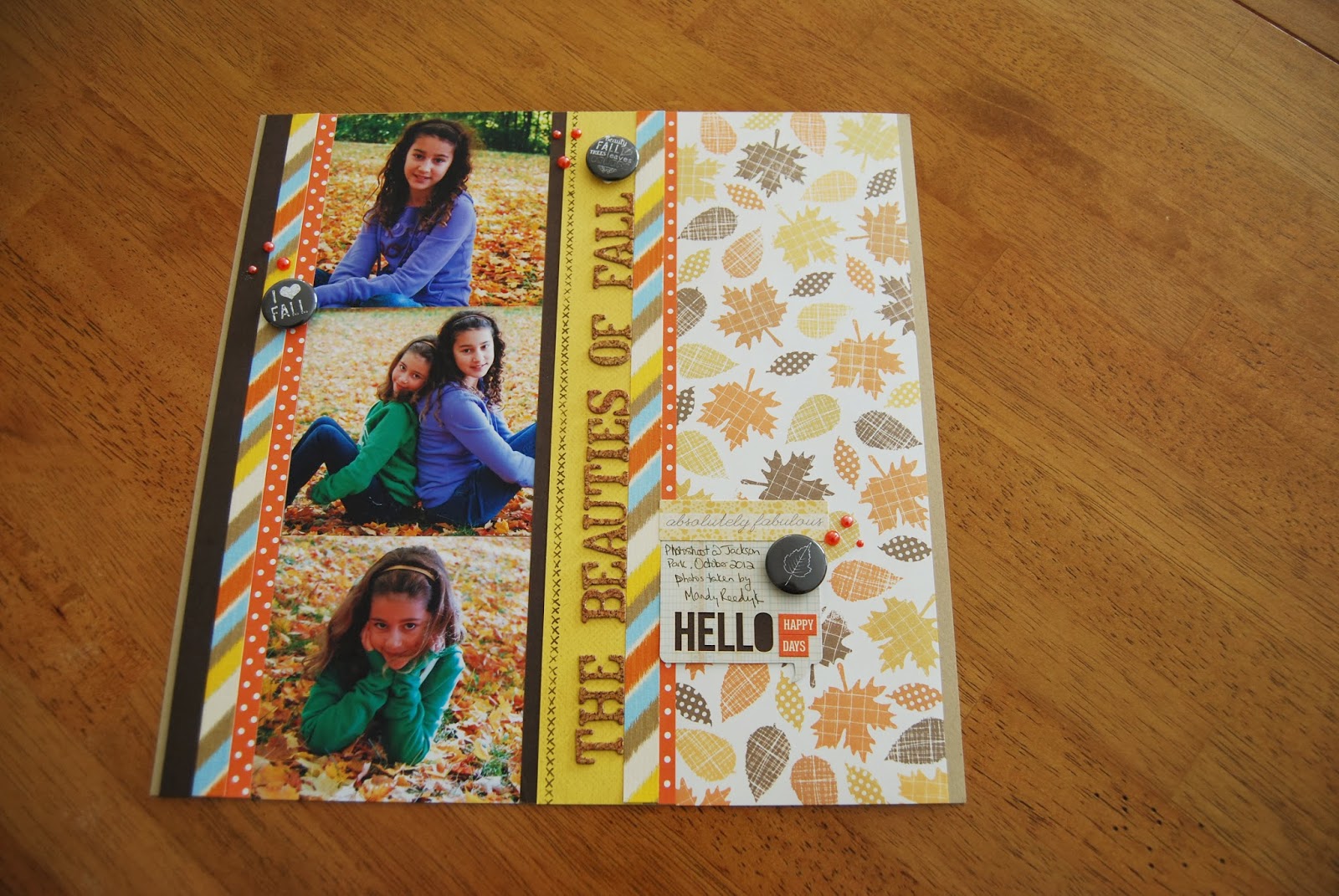 Mandy Reedyk Happy Scrappin' Crop & Create Delivered Fall 2013 kit layouts
