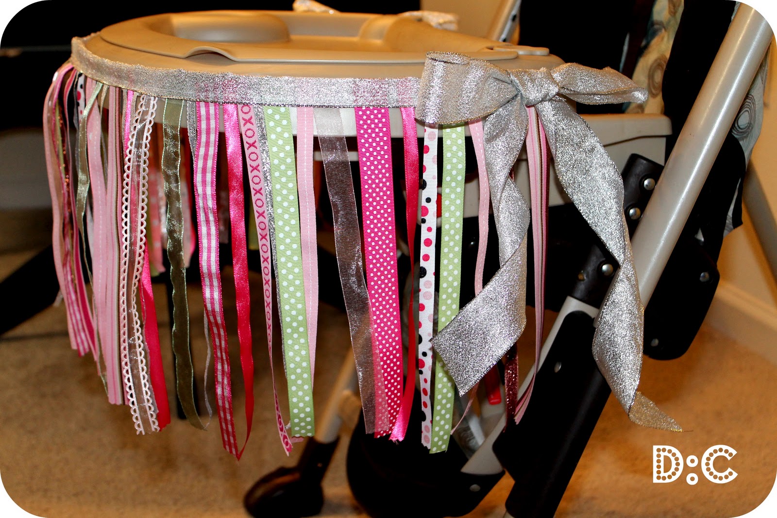 Destination Craft High Chair Ribbon Banner + Exciting News!!