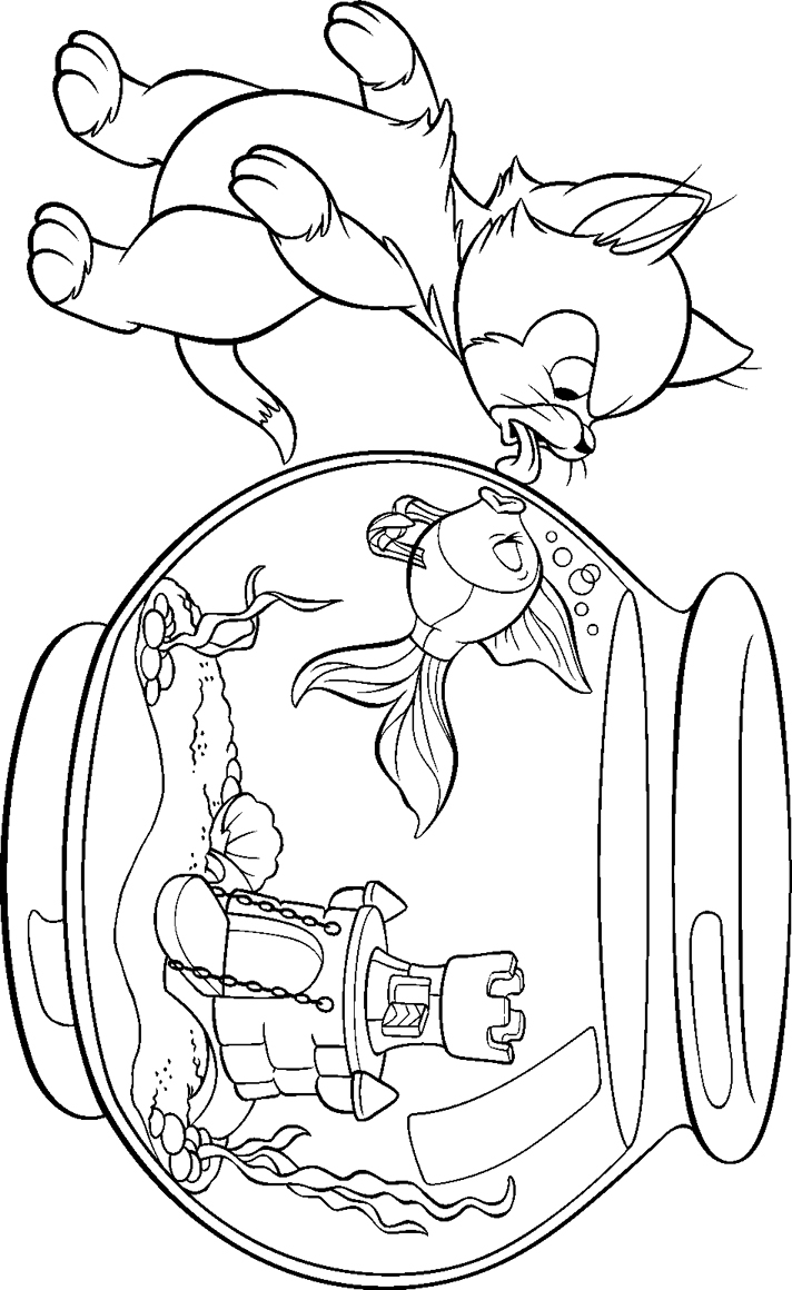 29+ Famous Disney Cat Coloring Pages