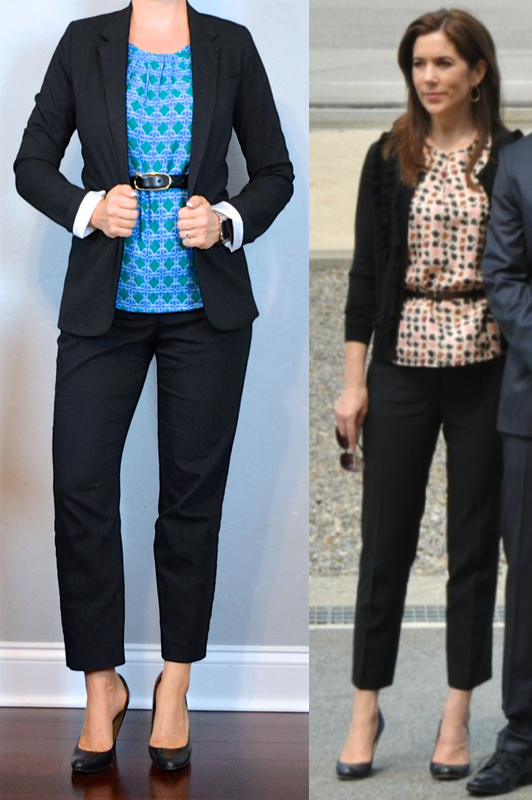 black ankle pants outfit