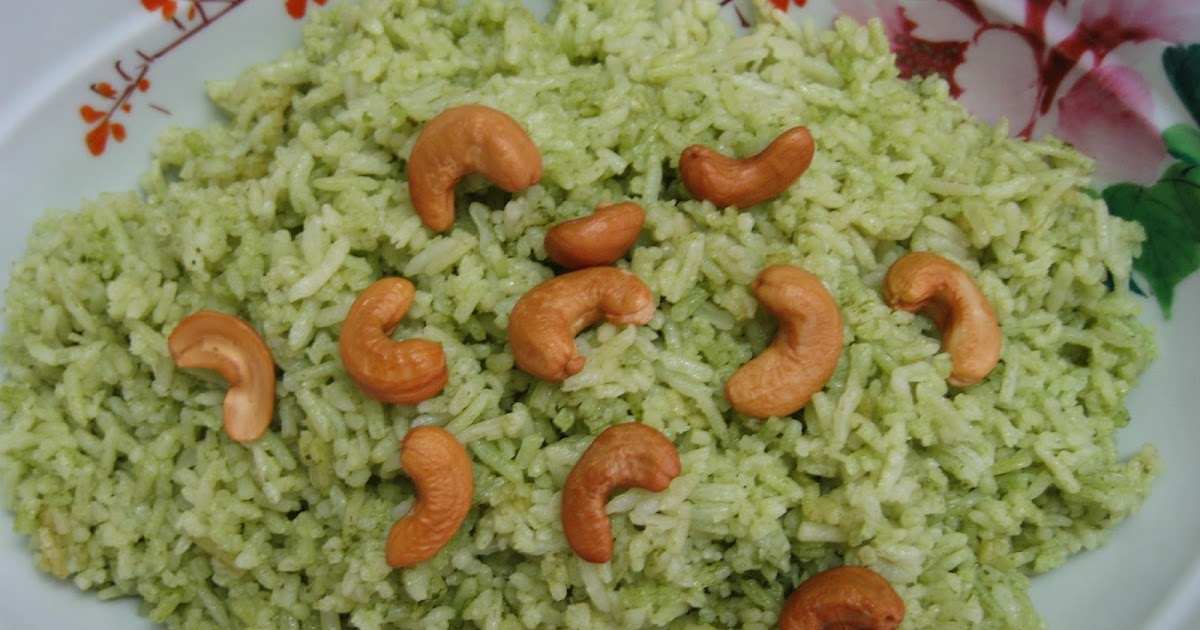 Sumptuous Flavours Nasi Pandan (Screwpine Rice)